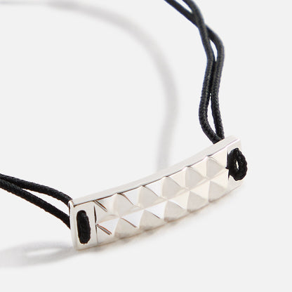 Men Kith Le Gramme 5 Grammes Pyramid Cord Polished - Black / Silver