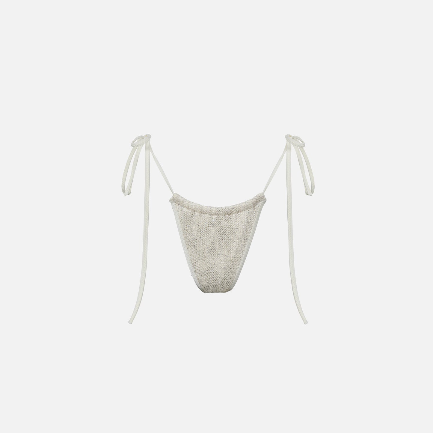 Women Kith Asta Resort Lio Bikini Bottom - Ivory Sequin
