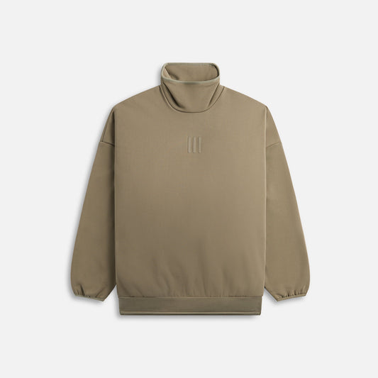 Men Kith adidas x Fear of God Athletics Cotton Fleece Mock Neck - Clay