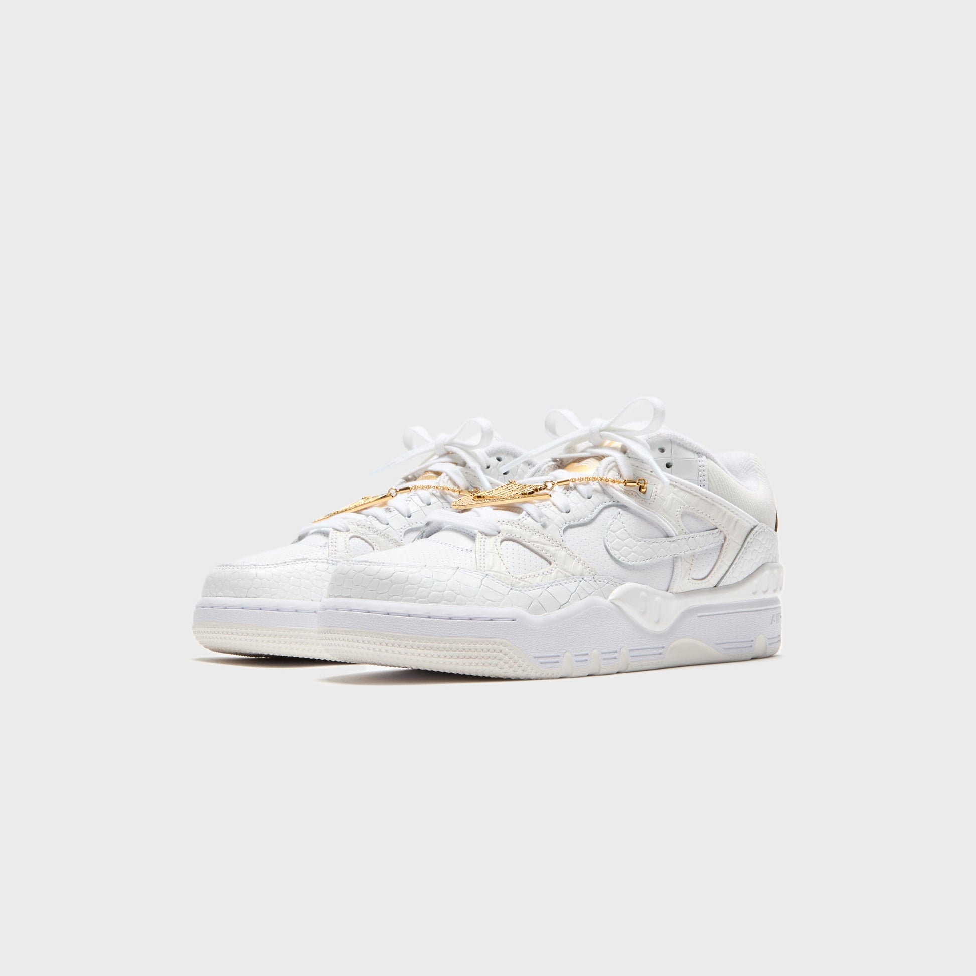 Men Kith Nike x NIGO Air Force 3 Low - White / Metallic Gold / White / Summit W