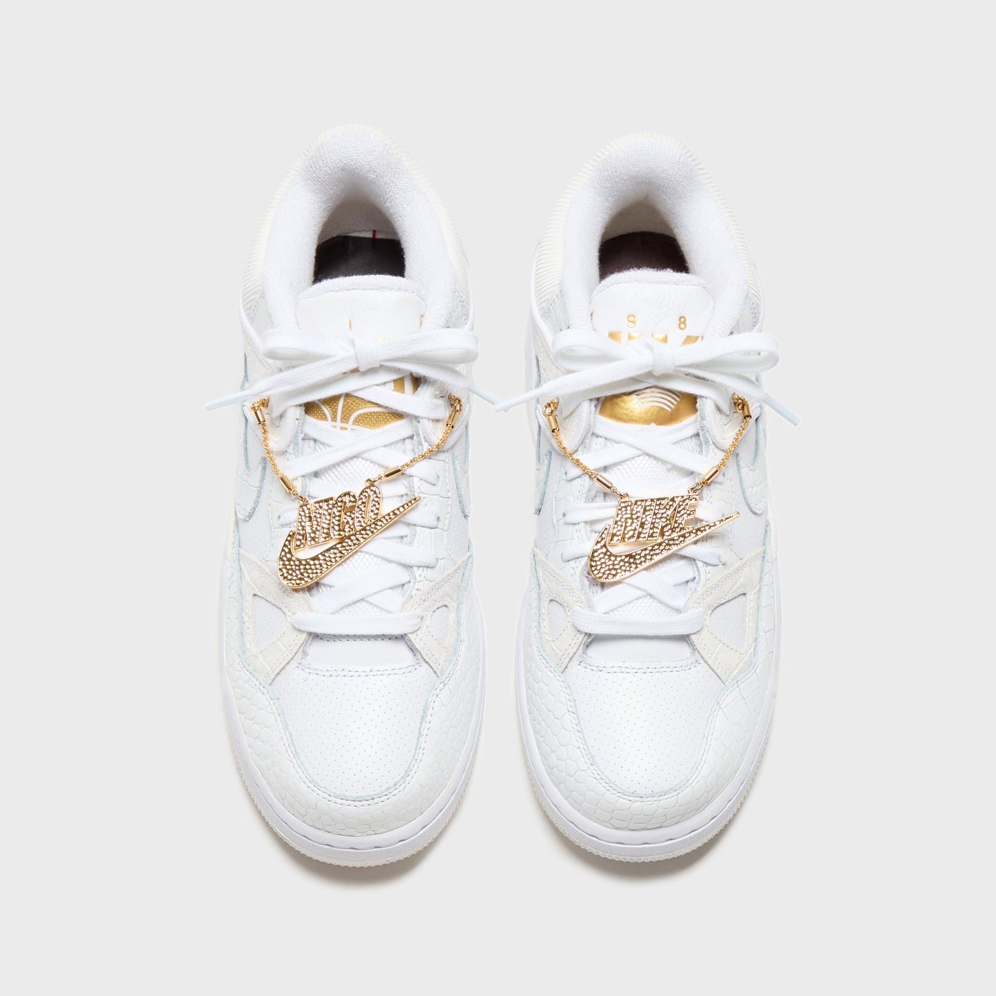 Men Kith Nike x NIGO Air Force 3 Low - White / Metallic Gold / White / Summit W