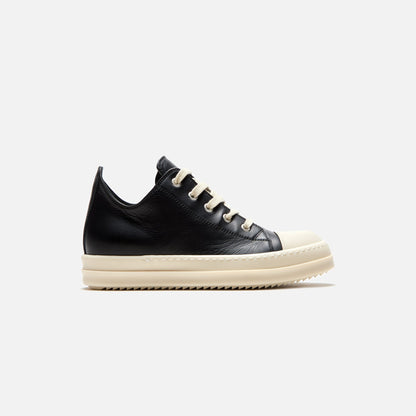 Kids Kith Rick Owens Kids Scarpe Pelle Low Sneakers - Black / Milk / Milk