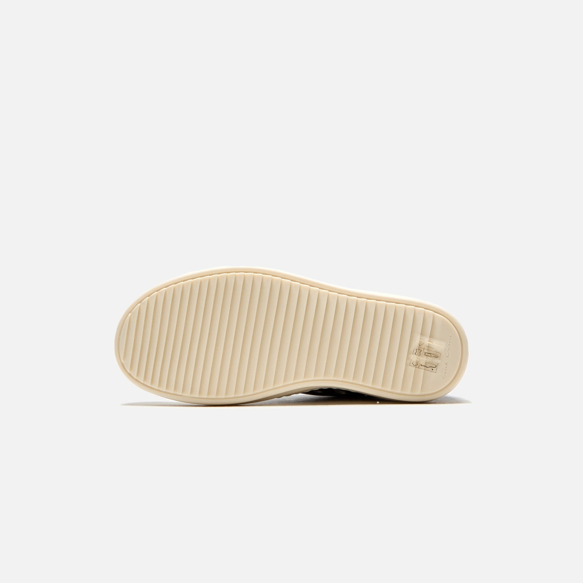 Kids Kith Rick Owens Kids Scarpe Pelle Low Sneakers - Black / Milk / Milk