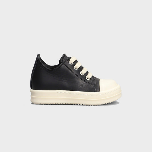 Kids Kith Rick Owens Kids Vintage Sneakers - Pelle Black / Milk / Milk