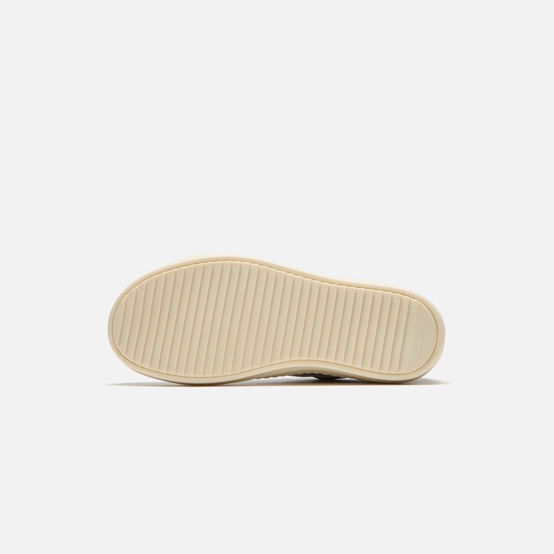 Kids Kith Rick Owens Kids Vintage Sneaker - Scarpe In Pelle Black / Milk / Milk