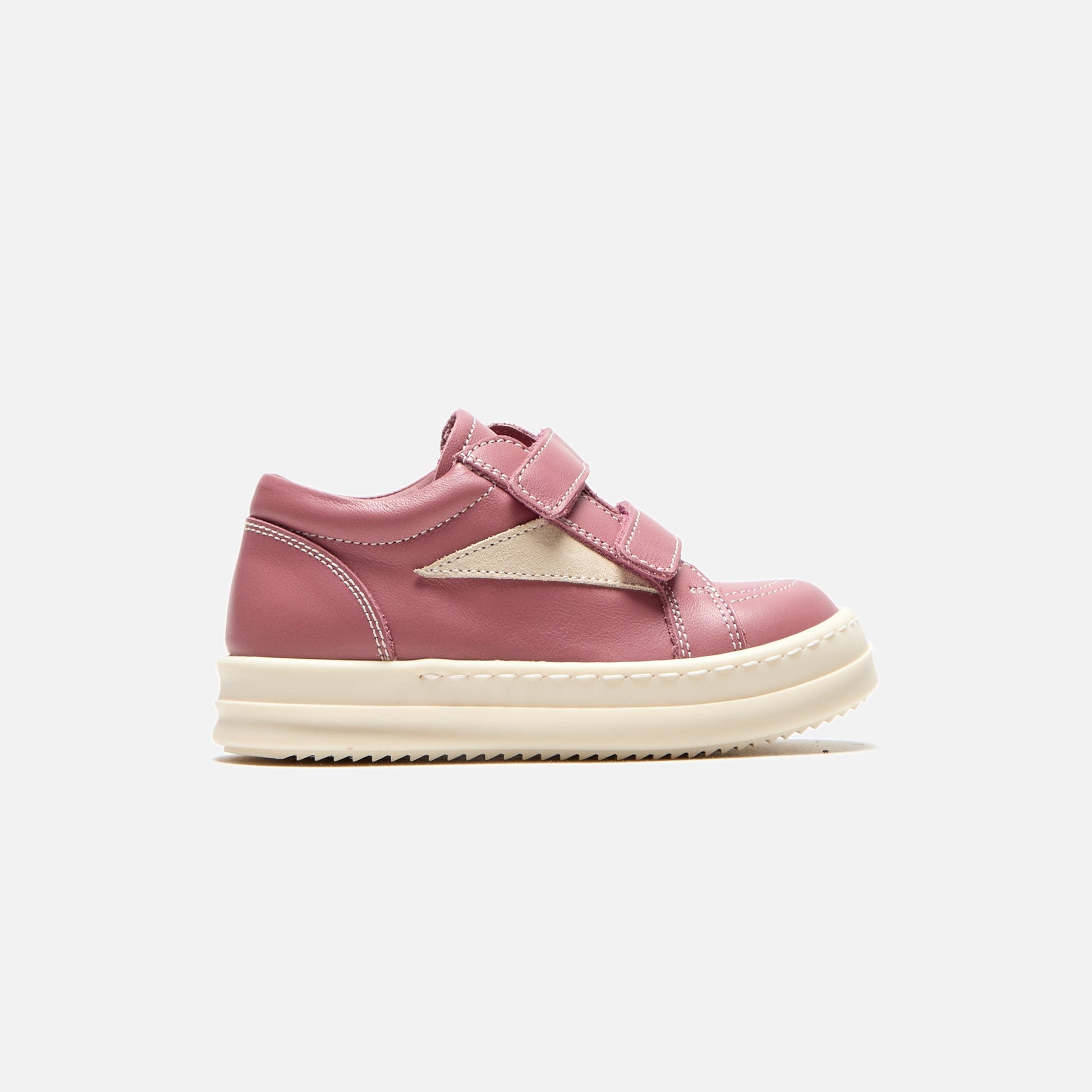 Kids Kith Rick Owens Kids Vintage Sneakers - Scarpe In Pelle / Thulian / Milk