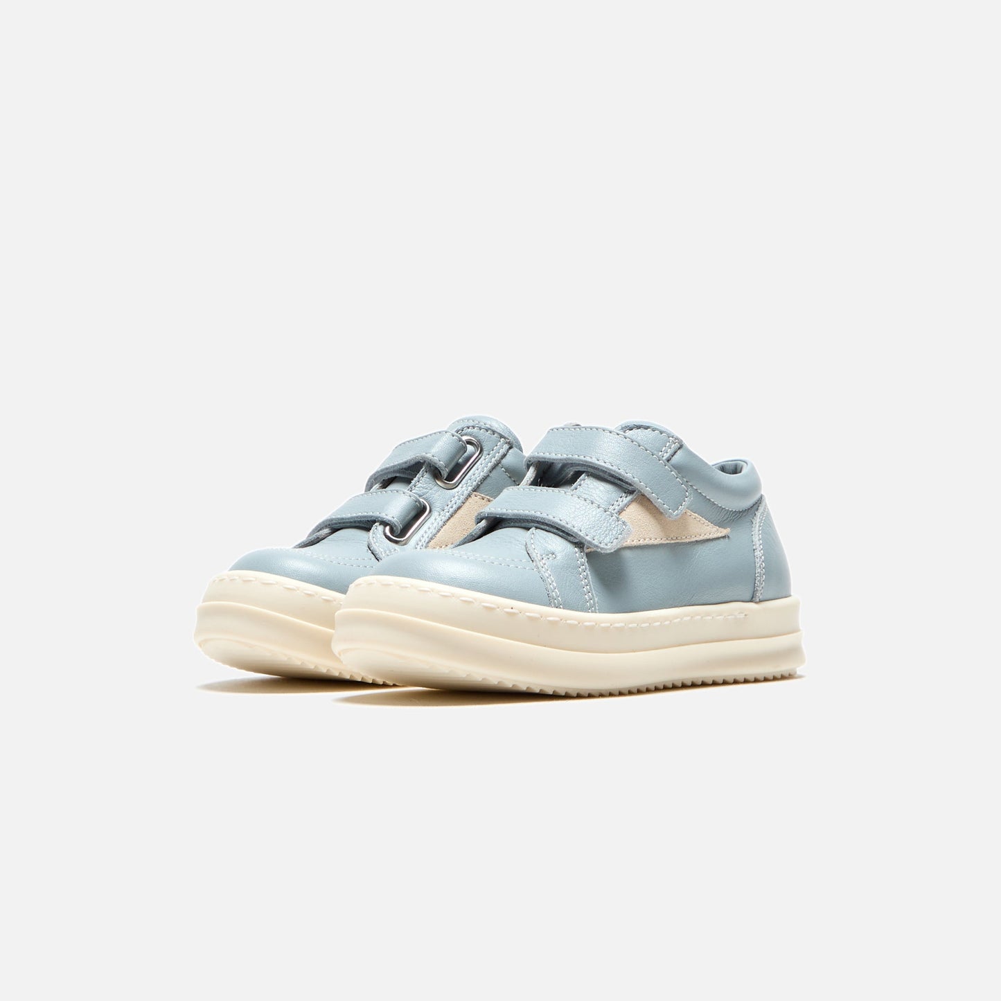 Kids Kith Rick Owens Kids Vintage Sneakers - Scarpe In Pelle / Pale Blue / Milk