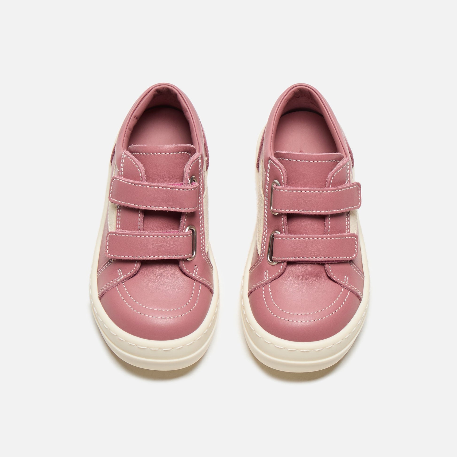 Kids Kith Rick Owens Baby Vintage Sneakers - Scarpe In Pelle / Thulian / Milk /