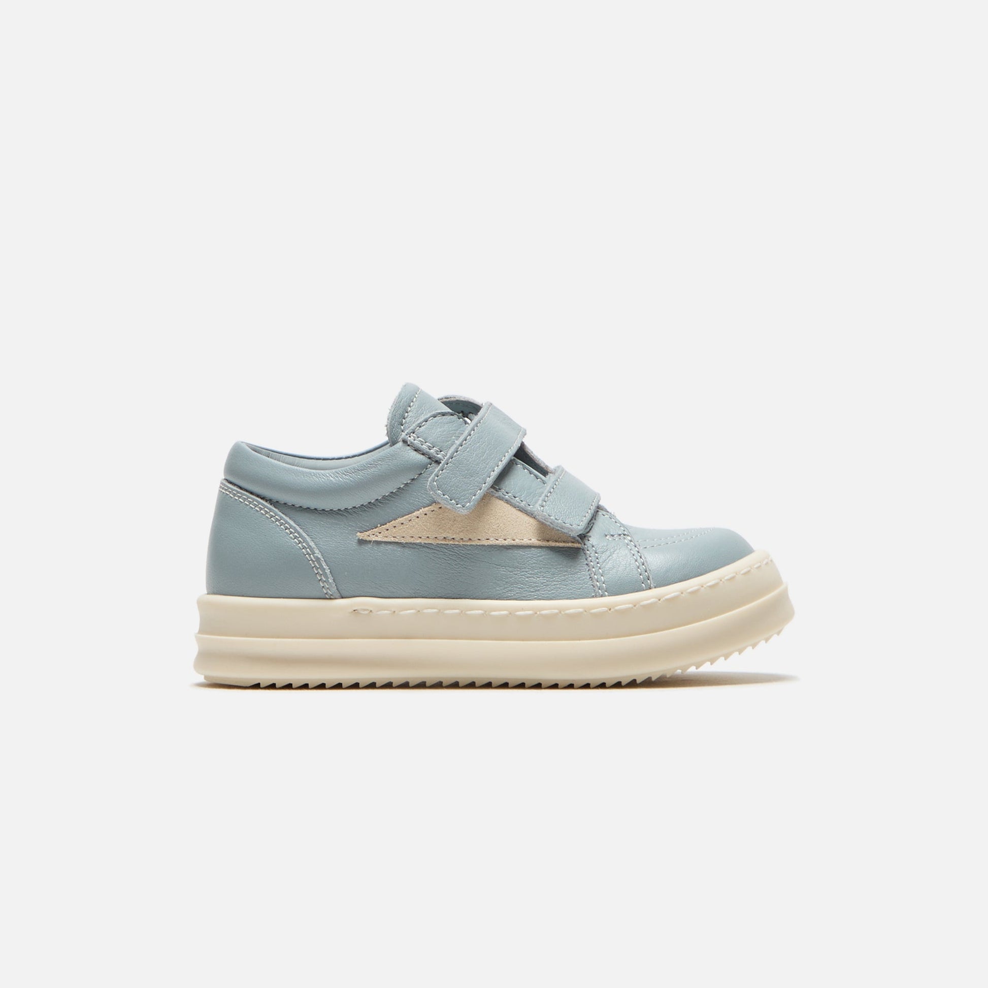 Kids Kith Rick Owens Baby Vintage Sneakers - Scarpe In Pelle / Pale Blue / Milk