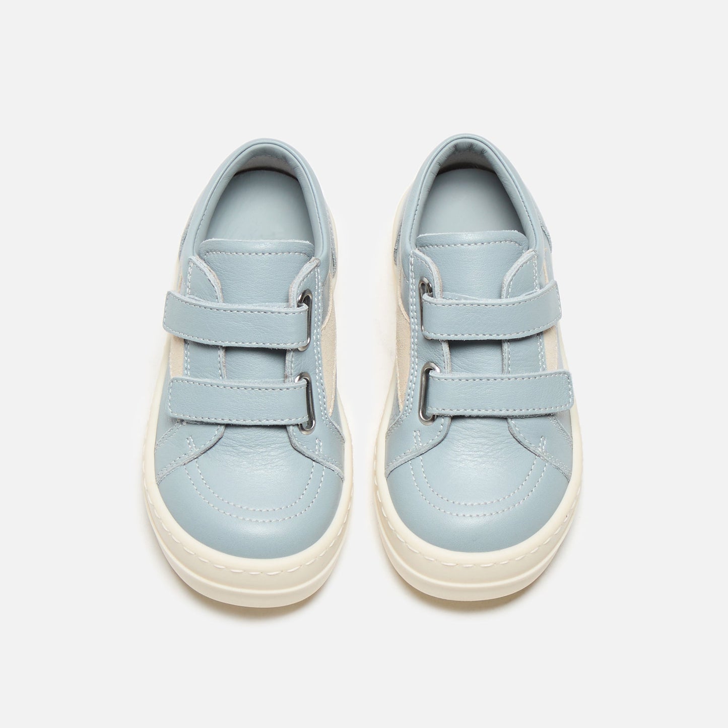 Kids Kith Rick Owens Baby Vintage Sneakers - Scarpe In Pelle / Pale Blue / Milk