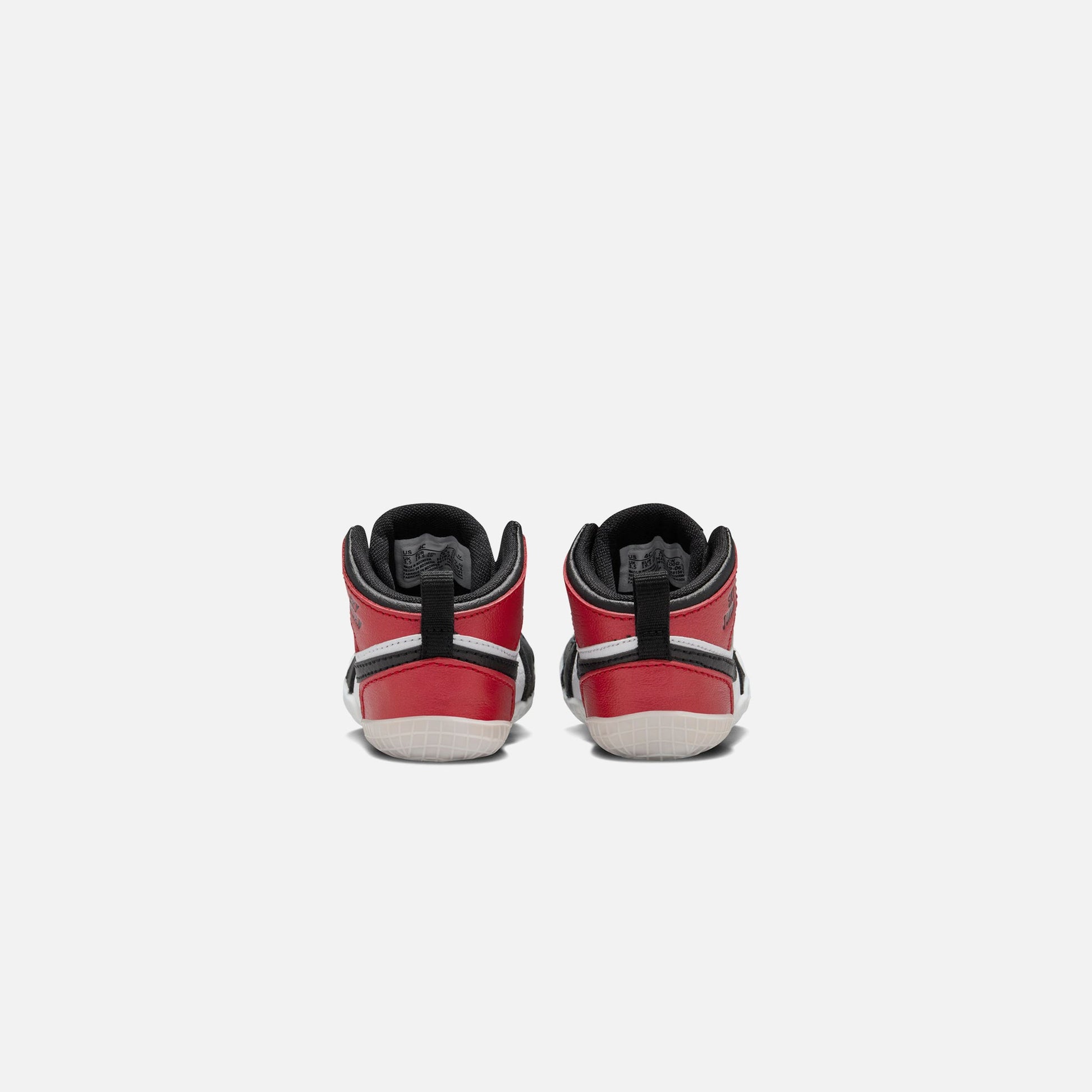 Men|Women|Kids Kith Jordan Air Jordan 1 Crib Bootie - Black / Black / Varsity Red / White