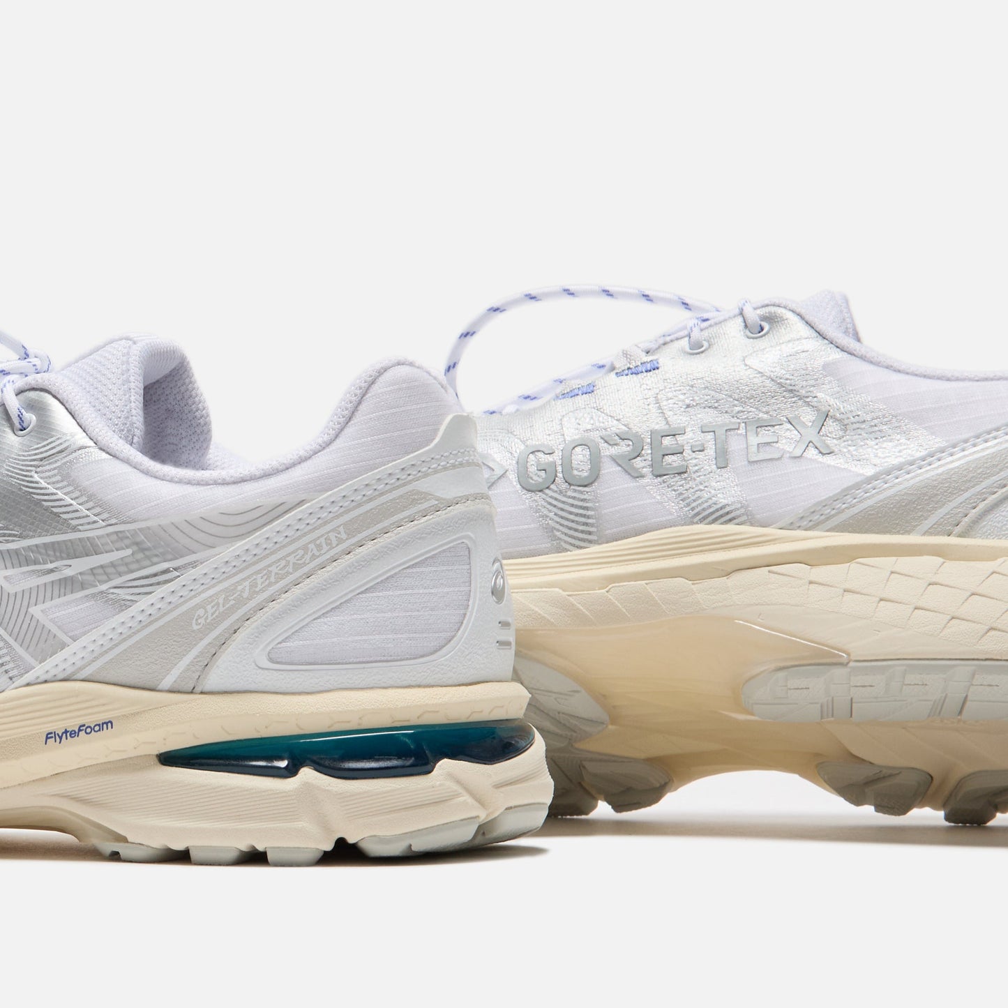 Men Kith ASICS Gel-Terrain GTX - White / Pure Silver