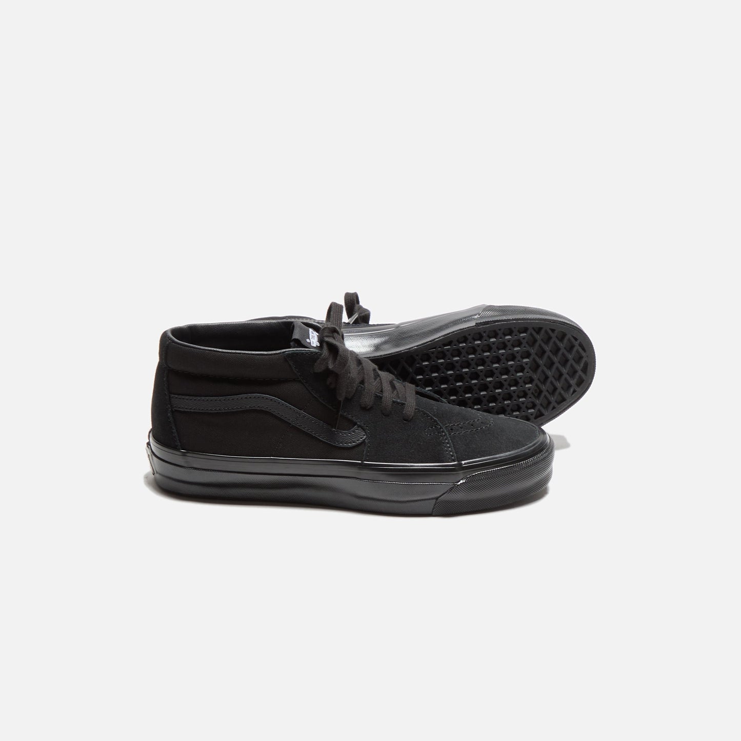Men Kith VANS SK8-Mid Reissue 83 LX - Black / Black