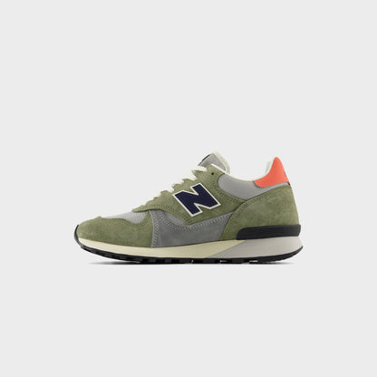Men Kith New Balance 475 - Dark Olivine / Raincloud / Drift Red