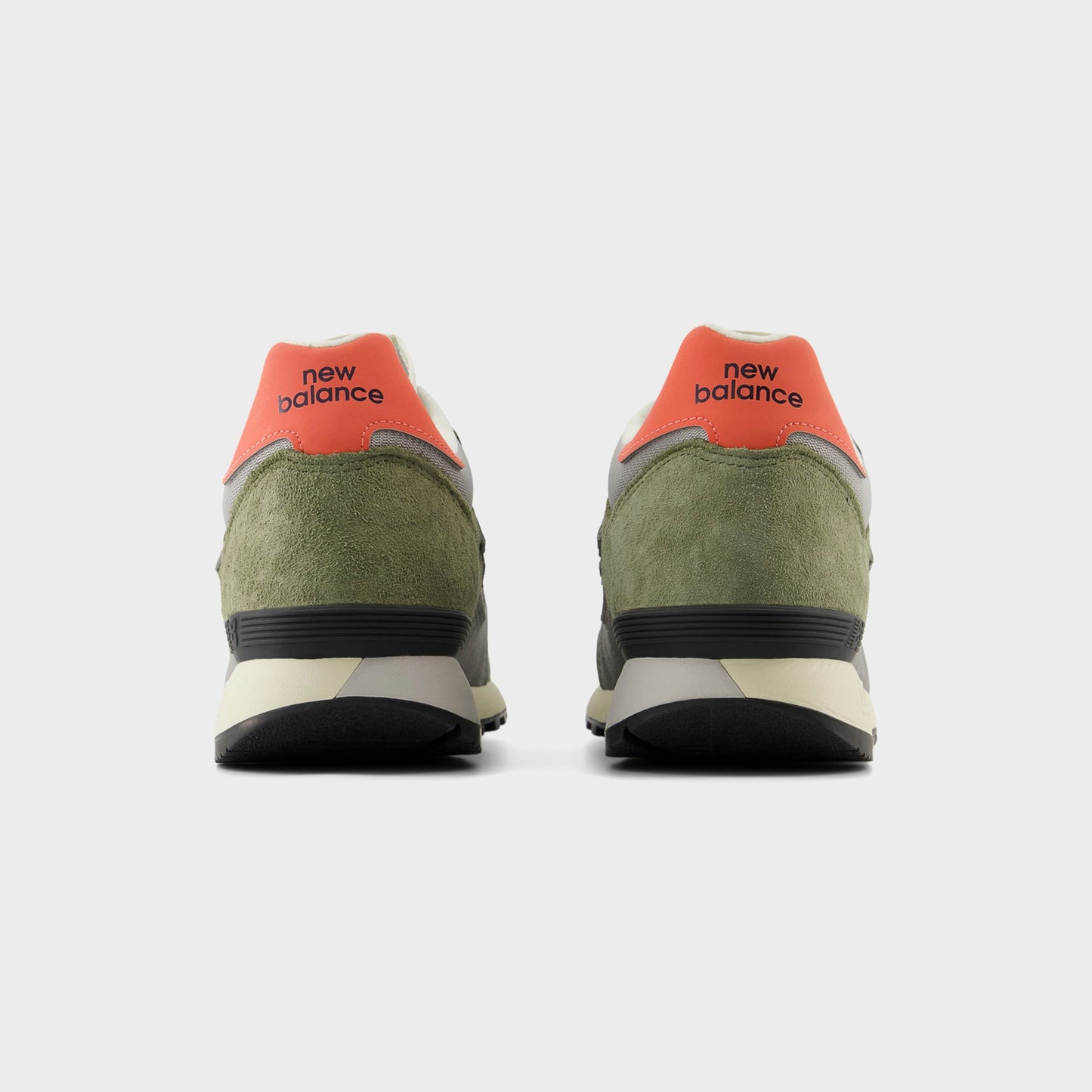 Men Kith New Balance 475 - Dark Olivine / Raincloud / Drift Red
