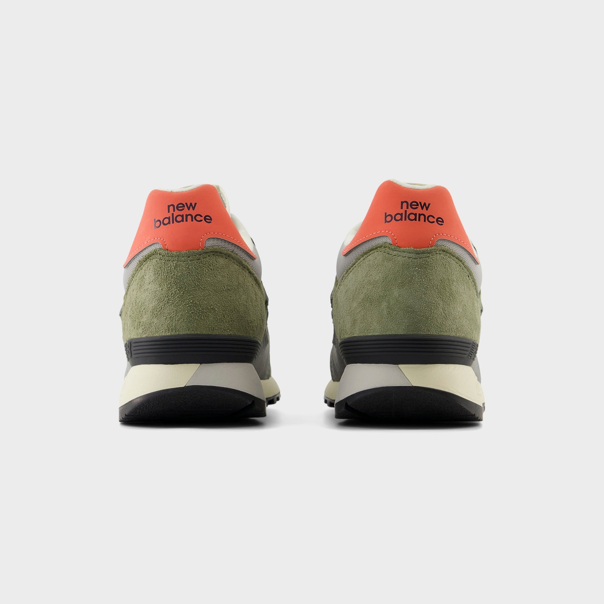 Men Kith New Balance 475 - Dark Olivine / Raincloud / Drift Red