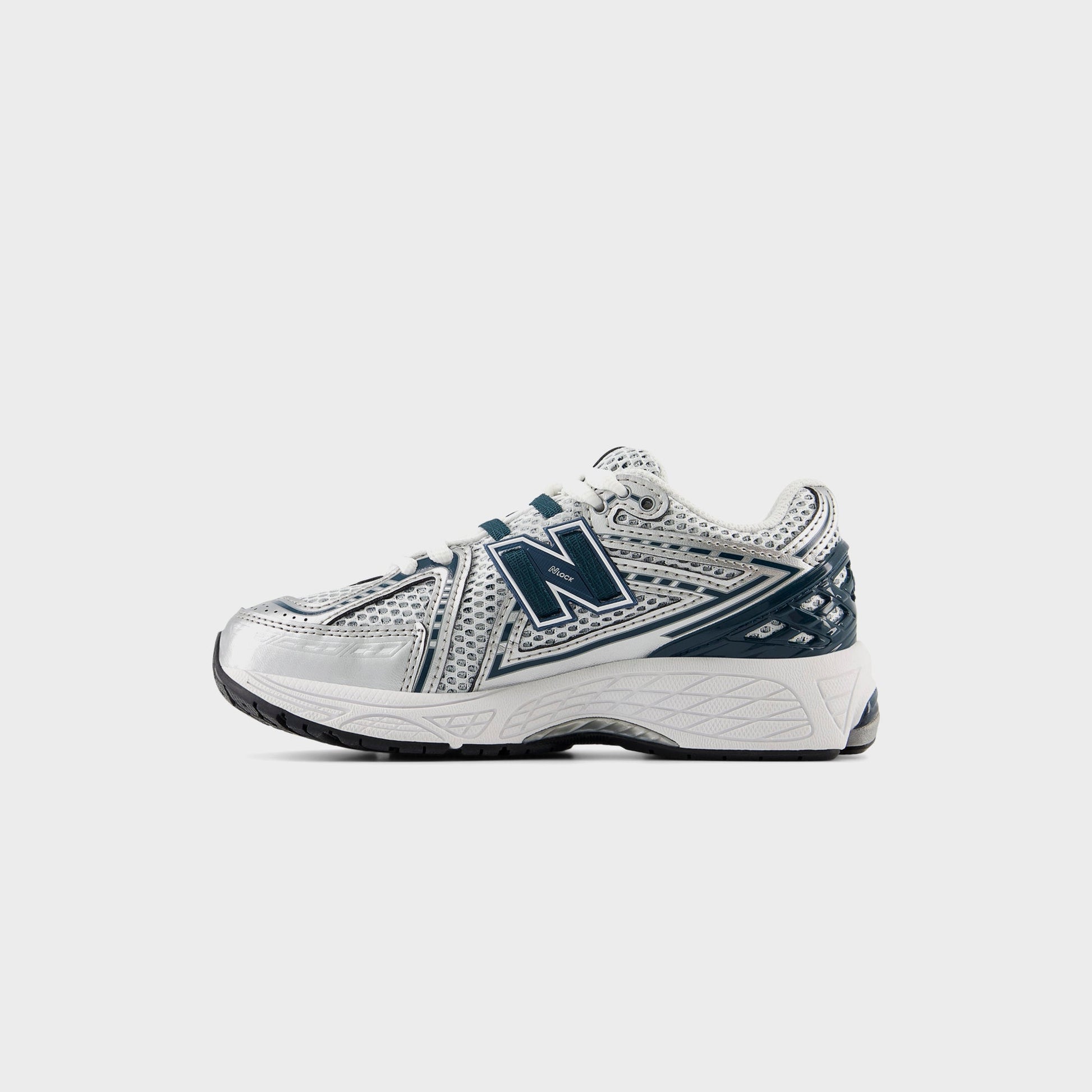 Kids Kith New Balance PS 1906R Hook & Loop - Silver Metallic / Deep Ocean