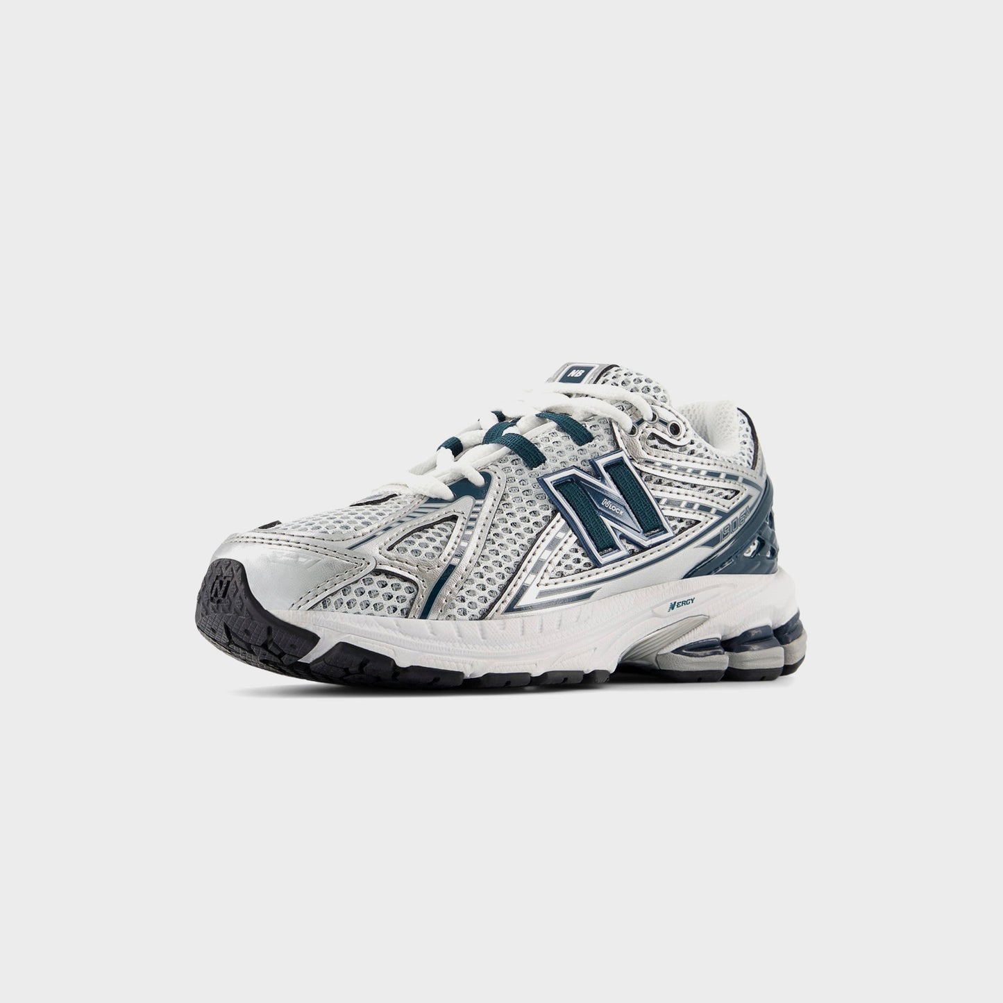 Kids Kith New Balance PS 1906R Hook & Loop - Silver Metallic / Deep Ocean