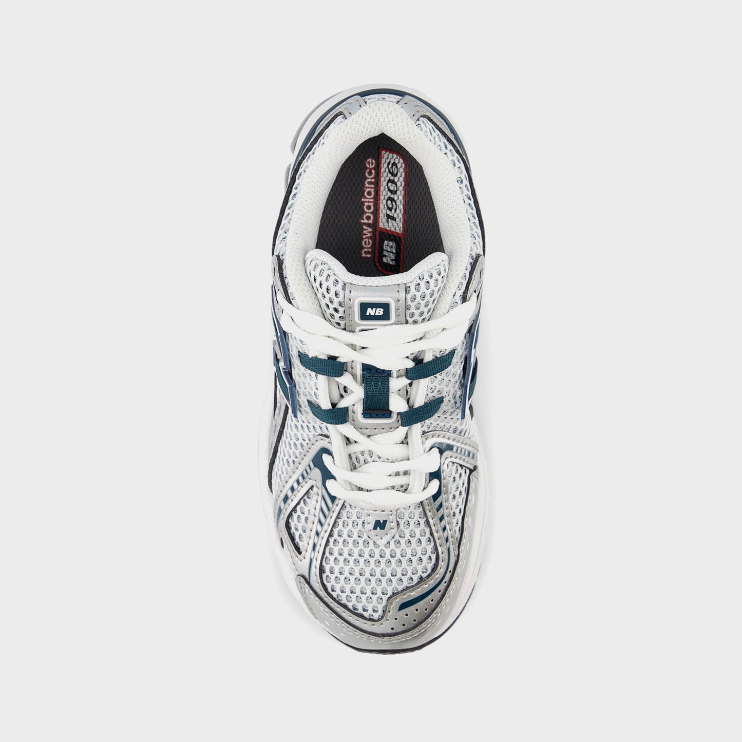 Kids Kith New Balance PS 1906R Hook & Loop - Silver Metallic / Deep Ocean