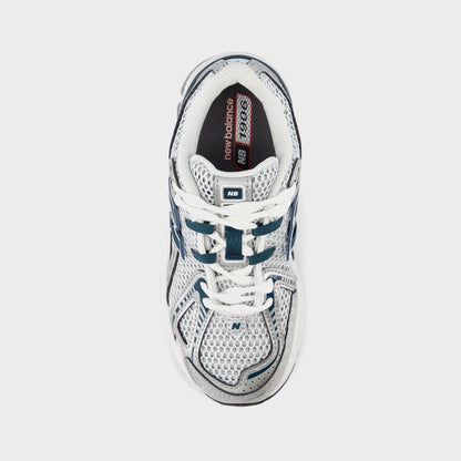 Kids Kith New Balance PS 1906R Hook & Loop - Silver Metallic / Deep Ocean