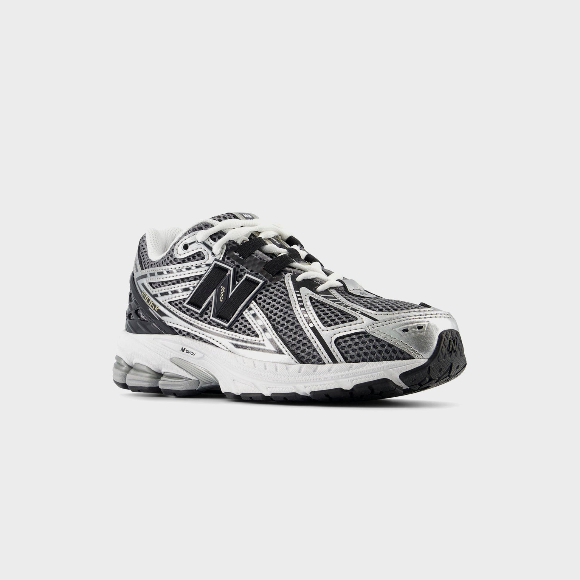 Men|Women|Kids Kith New Balance GS 1906R Hook & Loop - Silver Metalic / Black