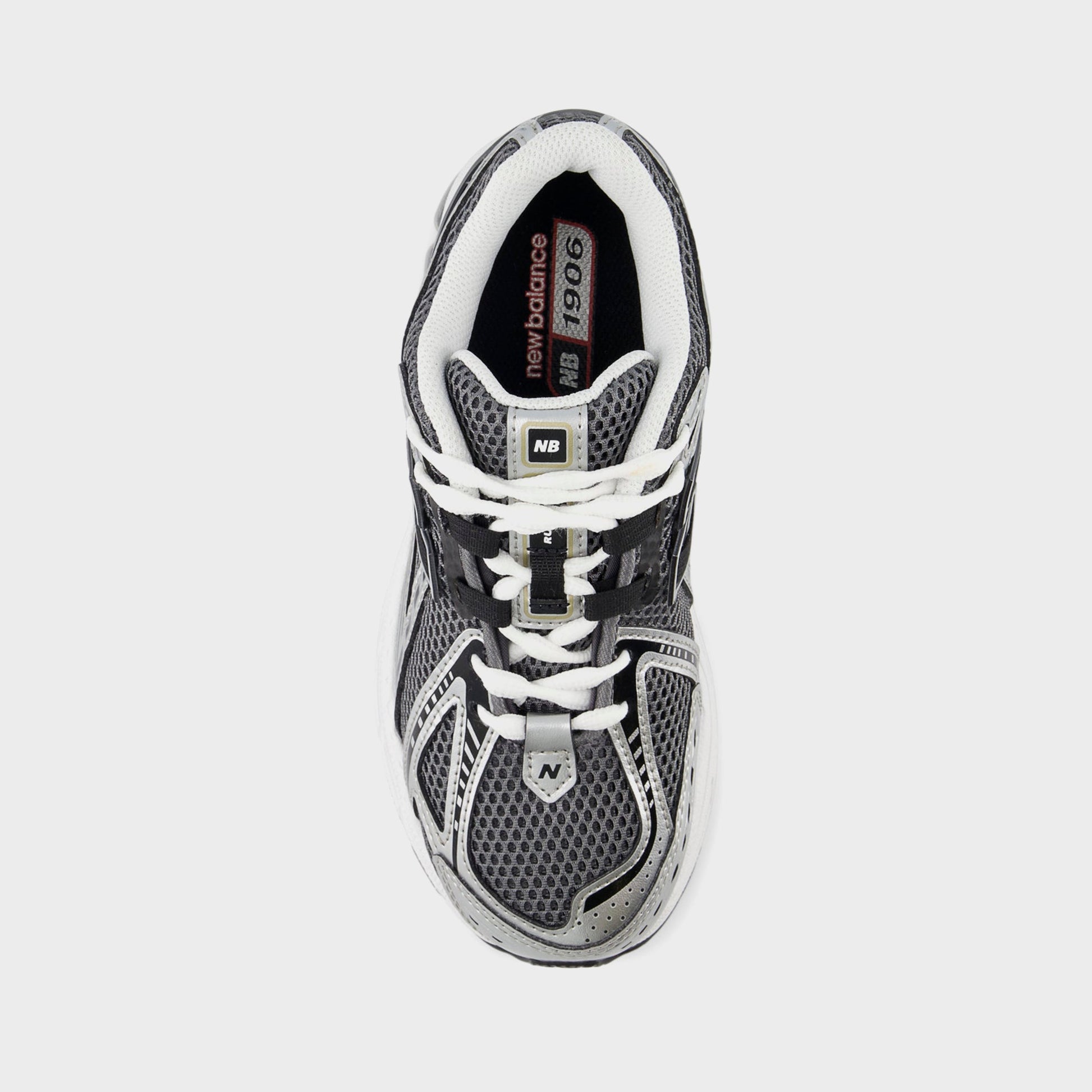 Men|Women|Kids Kith New Balance GS 1906R Hook & Loop - Silver Metalic / Black