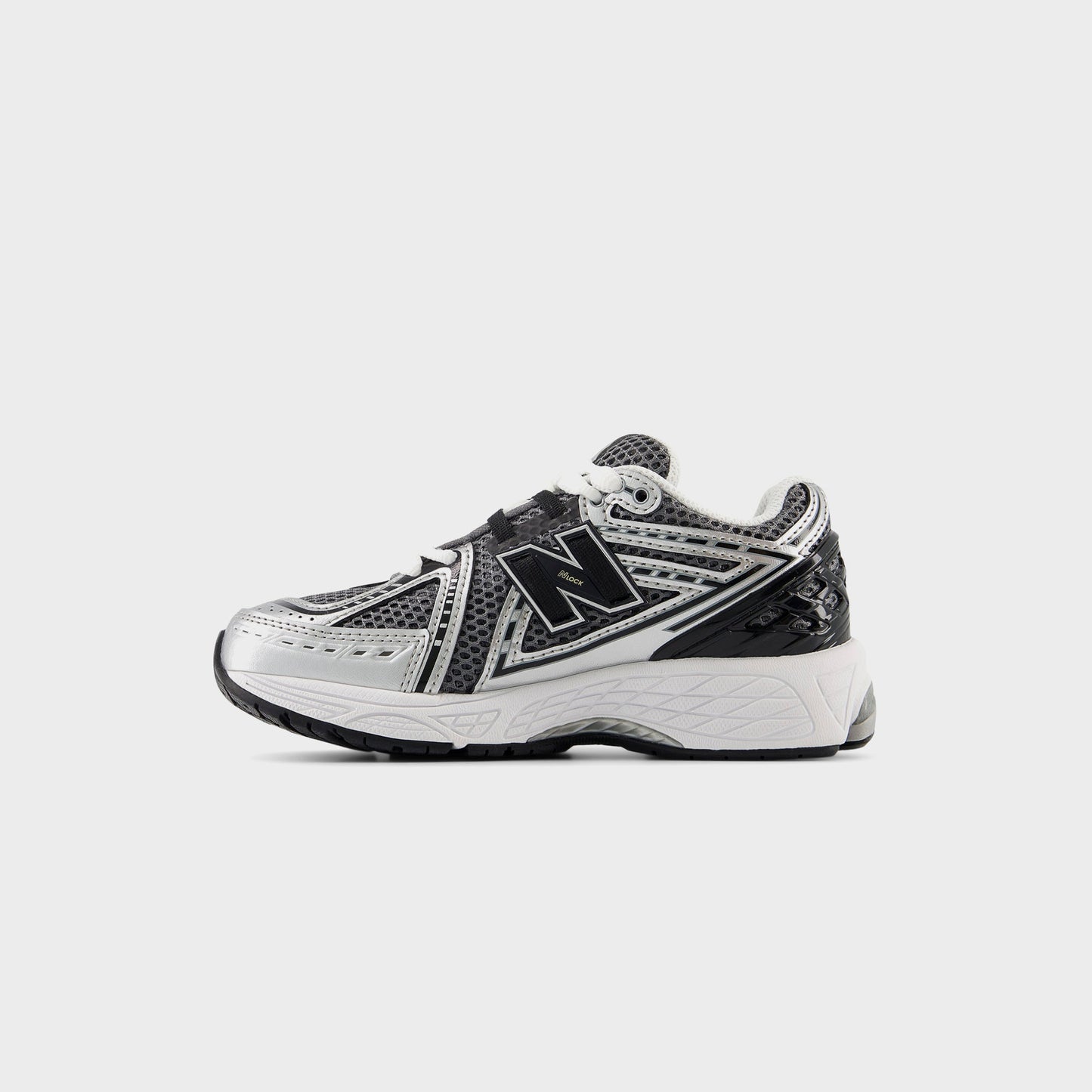Kids Kith New Balance PS 1906R Hook & Loop - Silver Metallic / Black