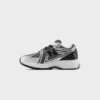 Kids Kith New Balance PS 1906R Hook & Loop - Silver Metallic / Black