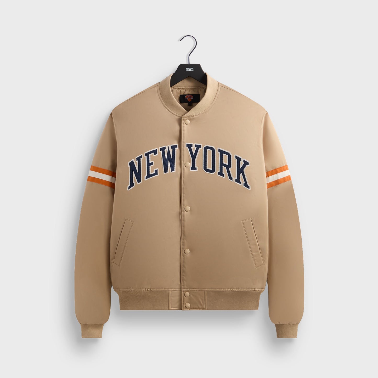 Men Kith Kith for the New York Knicks Wings Satin Bomber Jacket - Stock