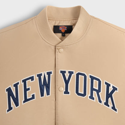 Men Kith Kith for the New York Knicks Wings Satin Bomber Jacket - Stock
