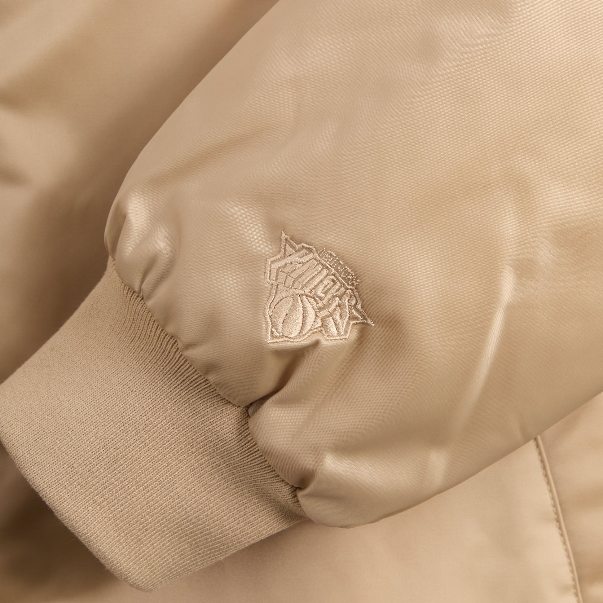 Men Kith Kith for the New York Knicks Wings Satin Bomber Jacket - Stock
