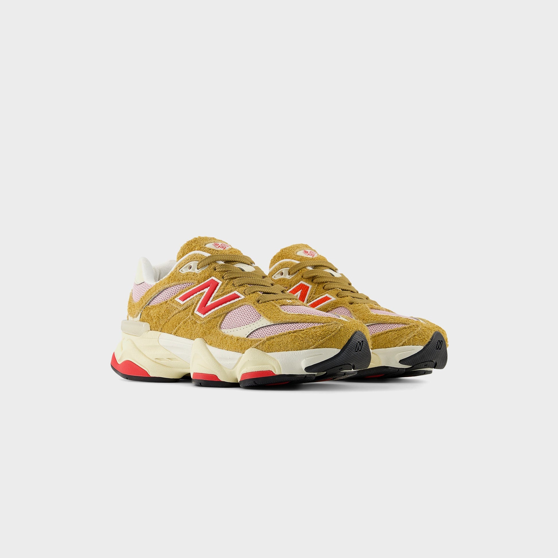 Kids Kith New Balance 9060 Hook & Loop - Great Plains / Twilight Haze / True Red
