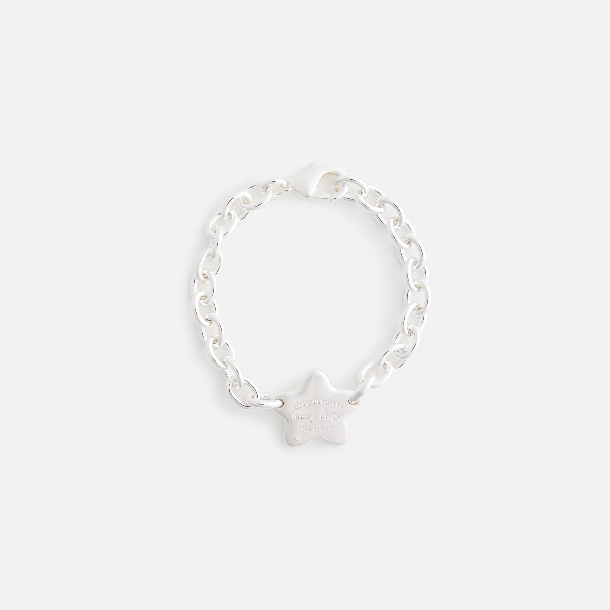 Women Kith Sandy Liang Star Charm Bracelet - Silver