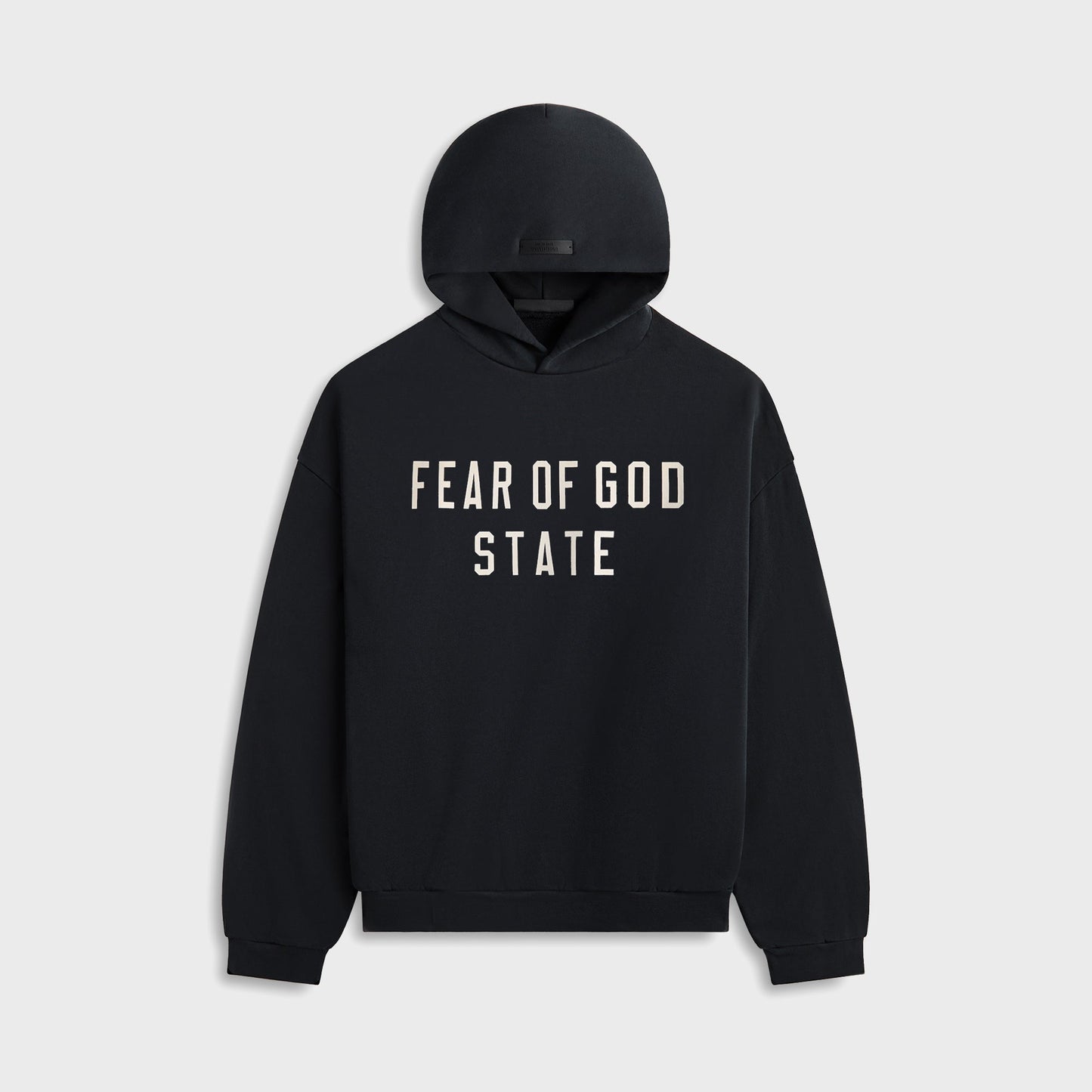 Men Kith Essentials Heavy Fleece Hoodie - Black
