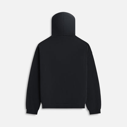 Men Kith Essentials Heavy Fleece Hoodie - Black