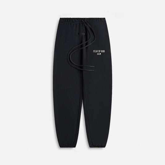 Men Kith Essentials Heavy Fleece Essentials Sweatpant - Black