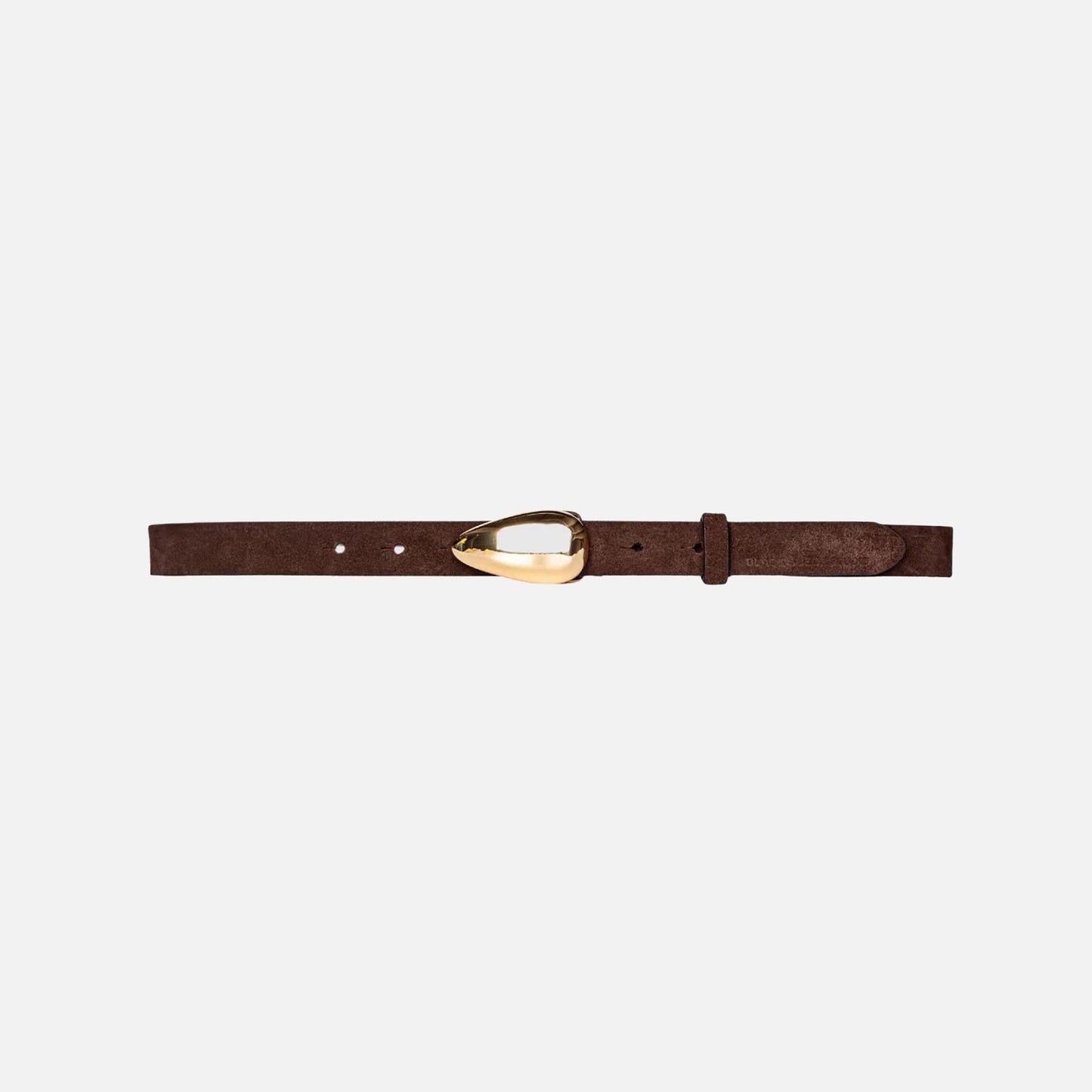 Women Kith Black Suede Studio Bean Belt - Brown Suede