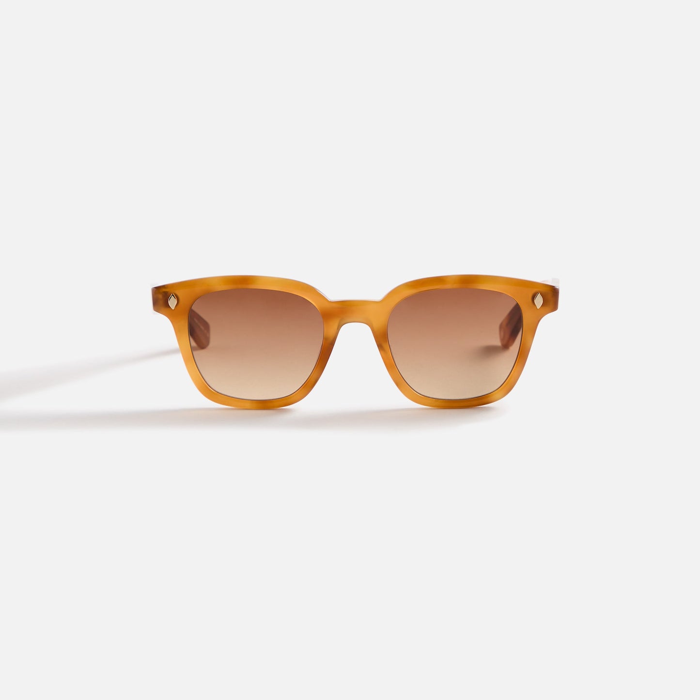 Men Kith Garrett Leight Broadway Sunglass - Ember Tortoise / Semi Flat Auburn G