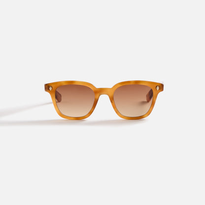 Men Kith Garrett Leight Broadway Sunglass - Ember Tortoise / Semi Flat Auburn G