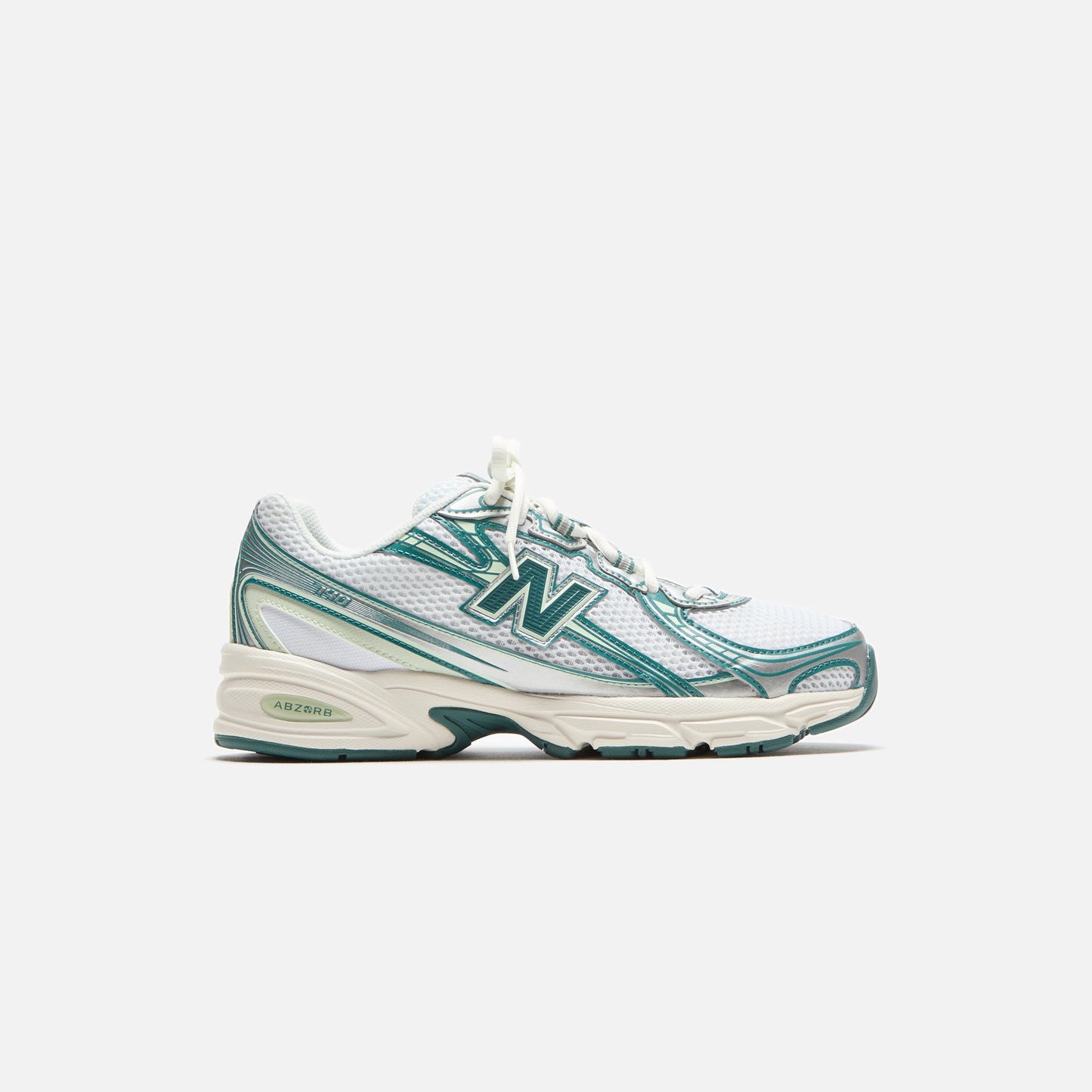 Men Kith New Balance 740 - White / Marsh Green / Sea Salt