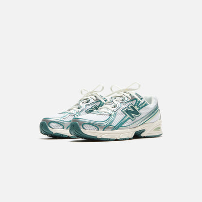 Men Kith New Balance 740 - White / Marsh Green / Sea Salt