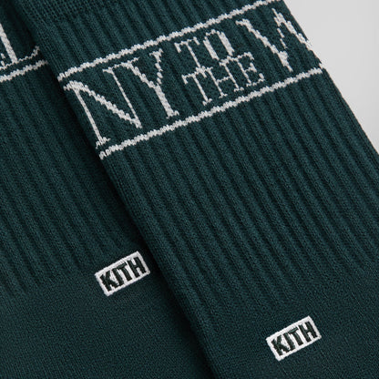 Men Kith Kith NY to the World Crew Socks - Stadium