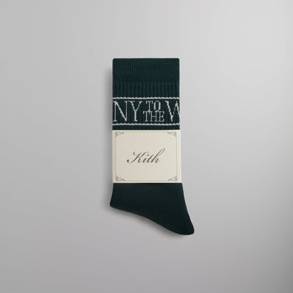 Men Kith Kith NY to the World Crew Socks - Stadium