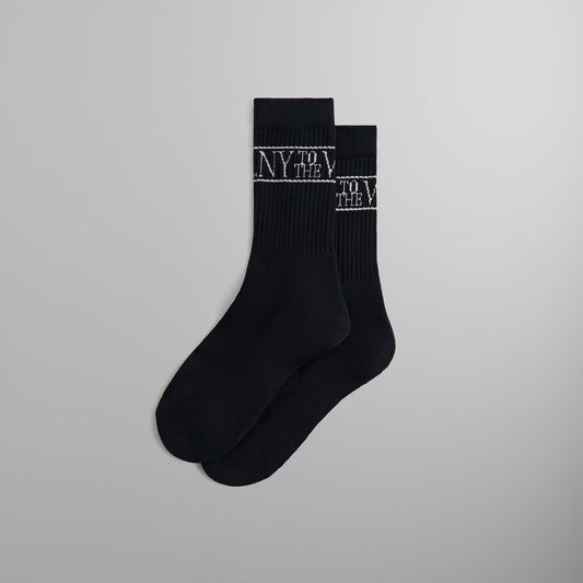 Men Kith Kith NY to the World Crew Socks - Nocturnal