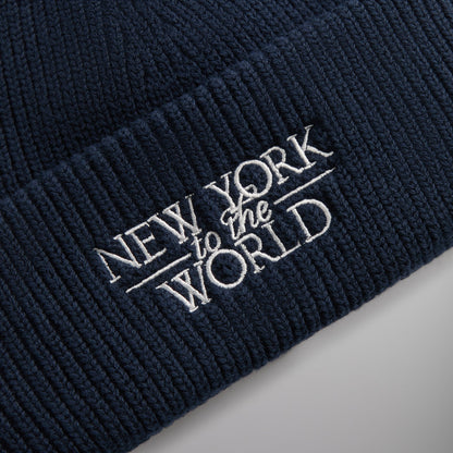 Men Kith Kith NY to the World Mia Beanie - Nocturnal