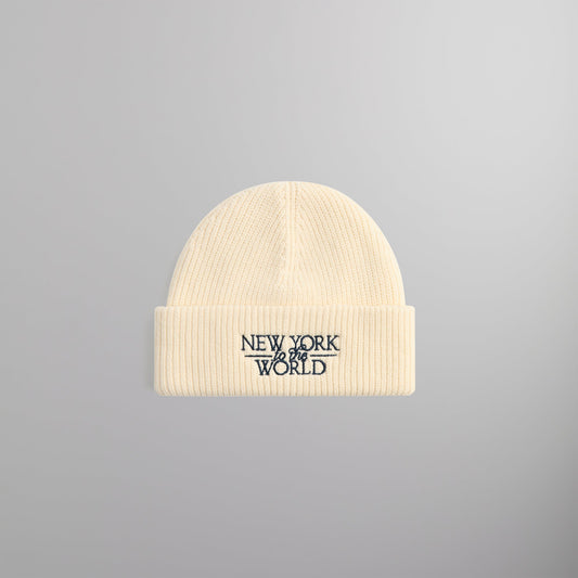 Men Kith Kith NY to the World Mia Beanie - Sandrift