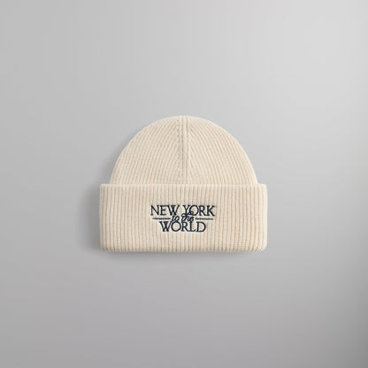 Men Kith Kith NY to the World Mia Beanie - Sandrift