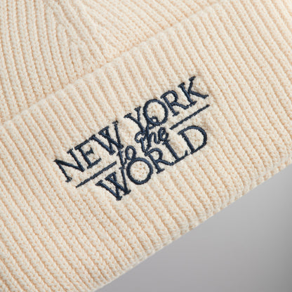 Men Kith Kith NY to the World Mia Beanie - Sandrift