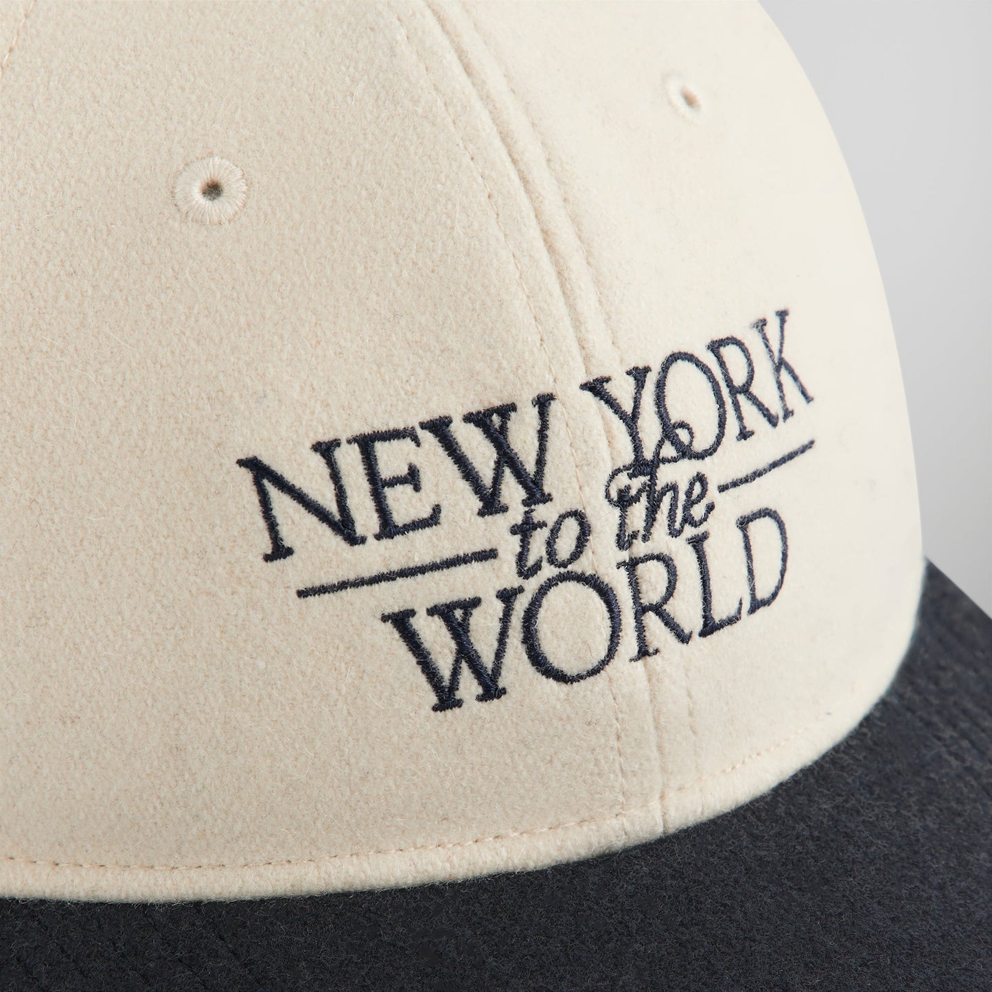 Men Kith Kith & '47 NY to the World Franchise LS Cap - Sandrift