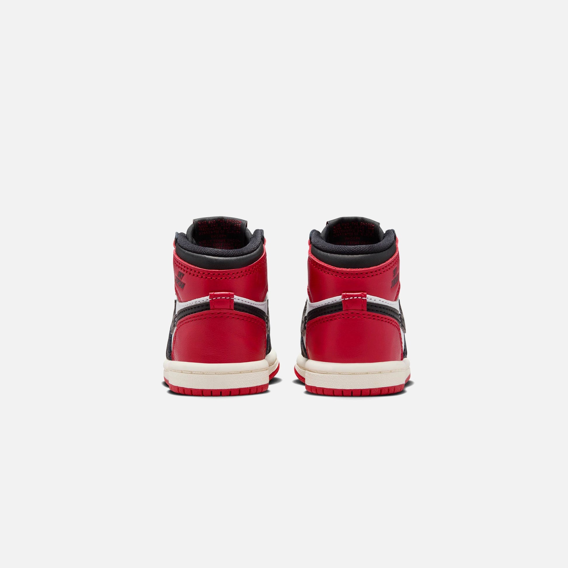 Kids Kith Jordan TD Air Jordan 1 Retro High OG - Black / Varsity Red